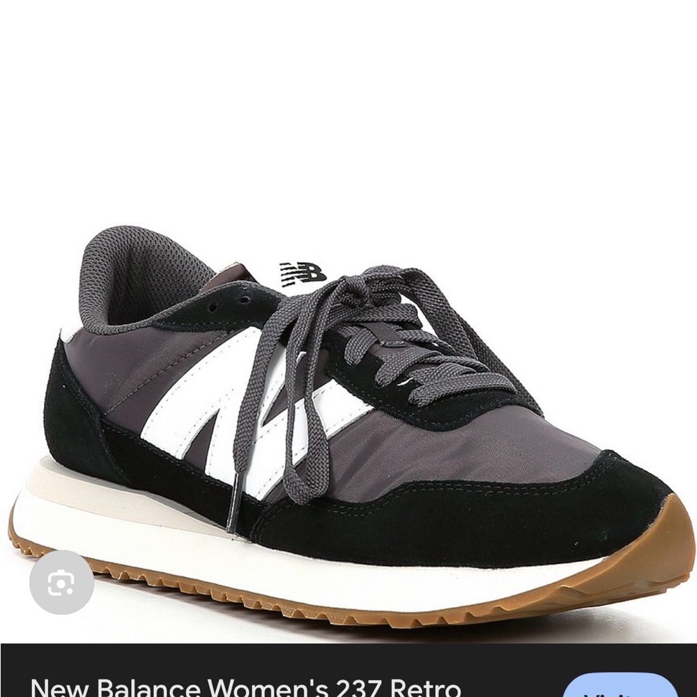 New Balance Women's 237 Black and Gray Sneakers